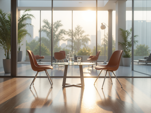 企业家沙龙活动场景,参与者围坐圆桌讨论,现代会议室内景,明亮自然光线